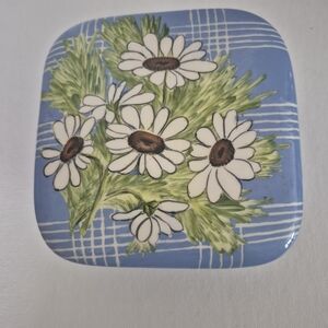 Floral Ceramic Handpainted Dish With Lid